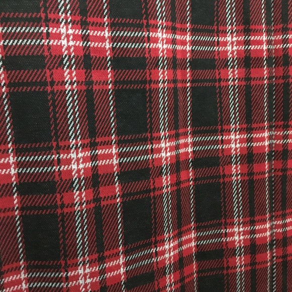 Red/Black Plaid Bodycon Dress - Picture 4 of 4